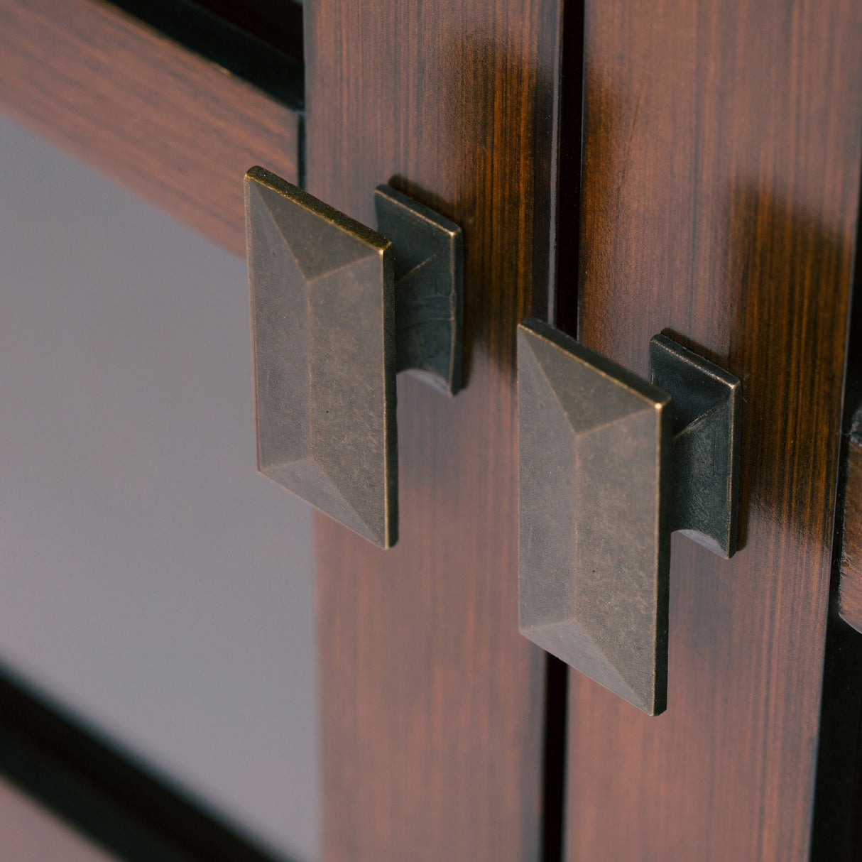 Artisan - Handcrafted Medium Storage Cabinet by Simpli-Home | Bel Furniture