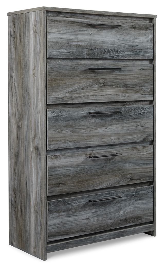 Baystorm Five Drawer Chest Gray