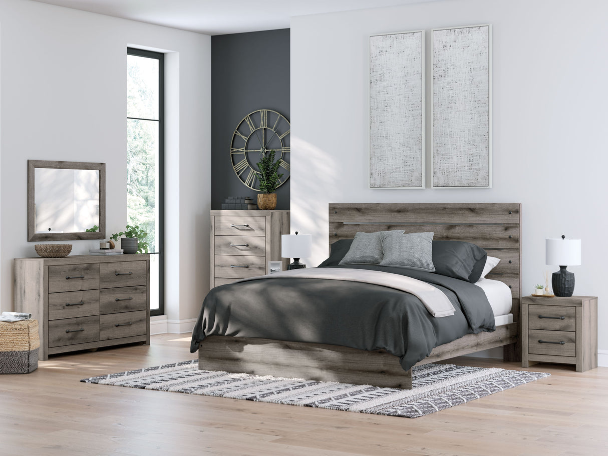 Graystorm - Brown Gray - Dresser And Mirror by Signature Design by Ashley® | Bel Furniture
