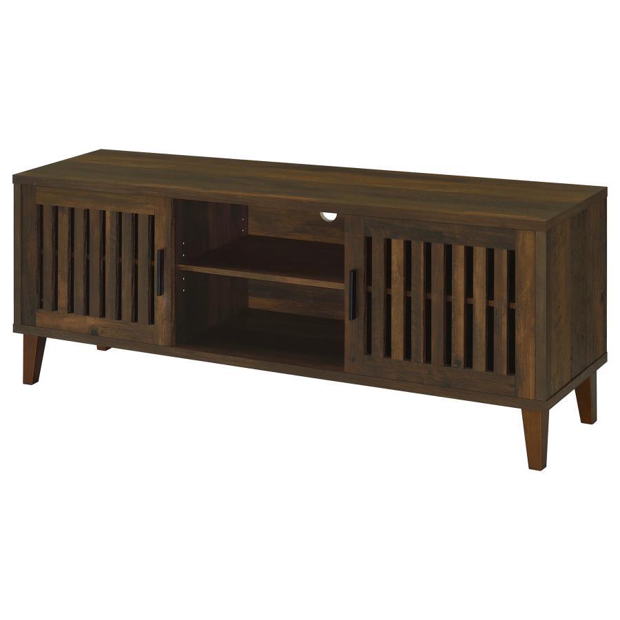 Sedona - 2 Door Engineered Wood TV Stand - Dark Pine by CoasterEveryday | Bel Furniture