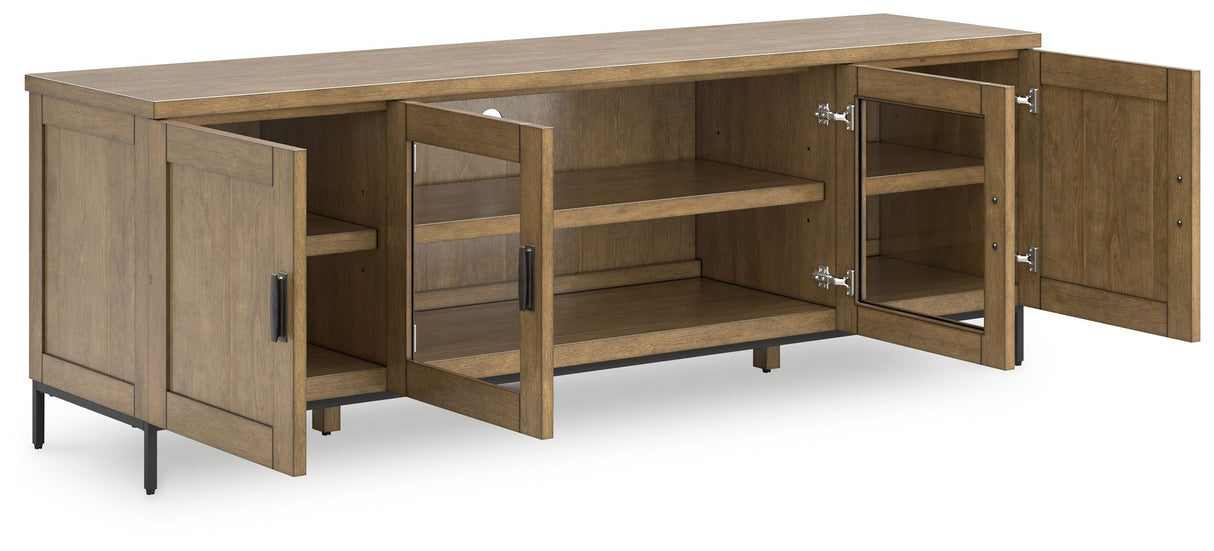 Torlanta - Brown - Extra Large TV Stand by Signature Design by Ashley® | Bel Furniture
