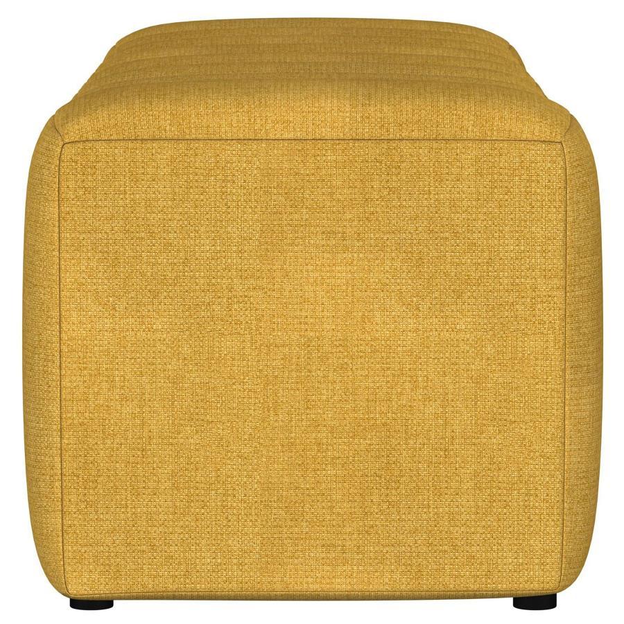 Summer - Fabric Upholstered Tufted Accent Bench by Coaster Fine Furniture | Bel Furniture