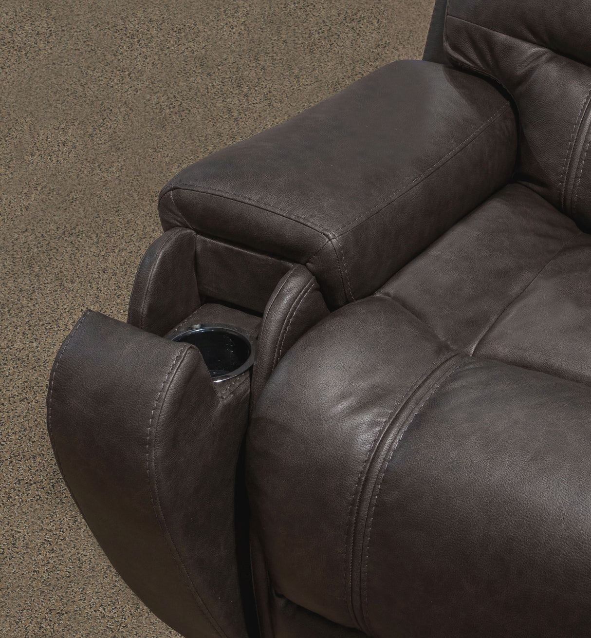 Femley - Smoke - Rocker Recliner by Signature Design by Ashley® | Bel Furniture