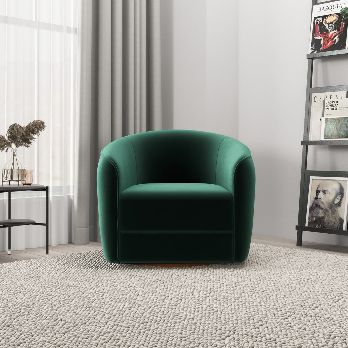Elise - Mid-Century Modern Swivel Chair