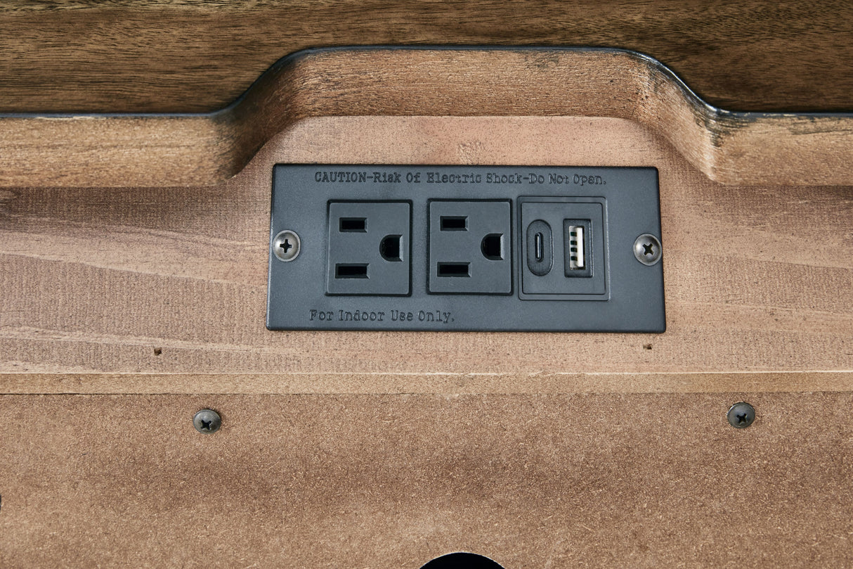 Sturlayne - Brown - Three Drawer Night Stand by Benchcraft® | Bel Furniture