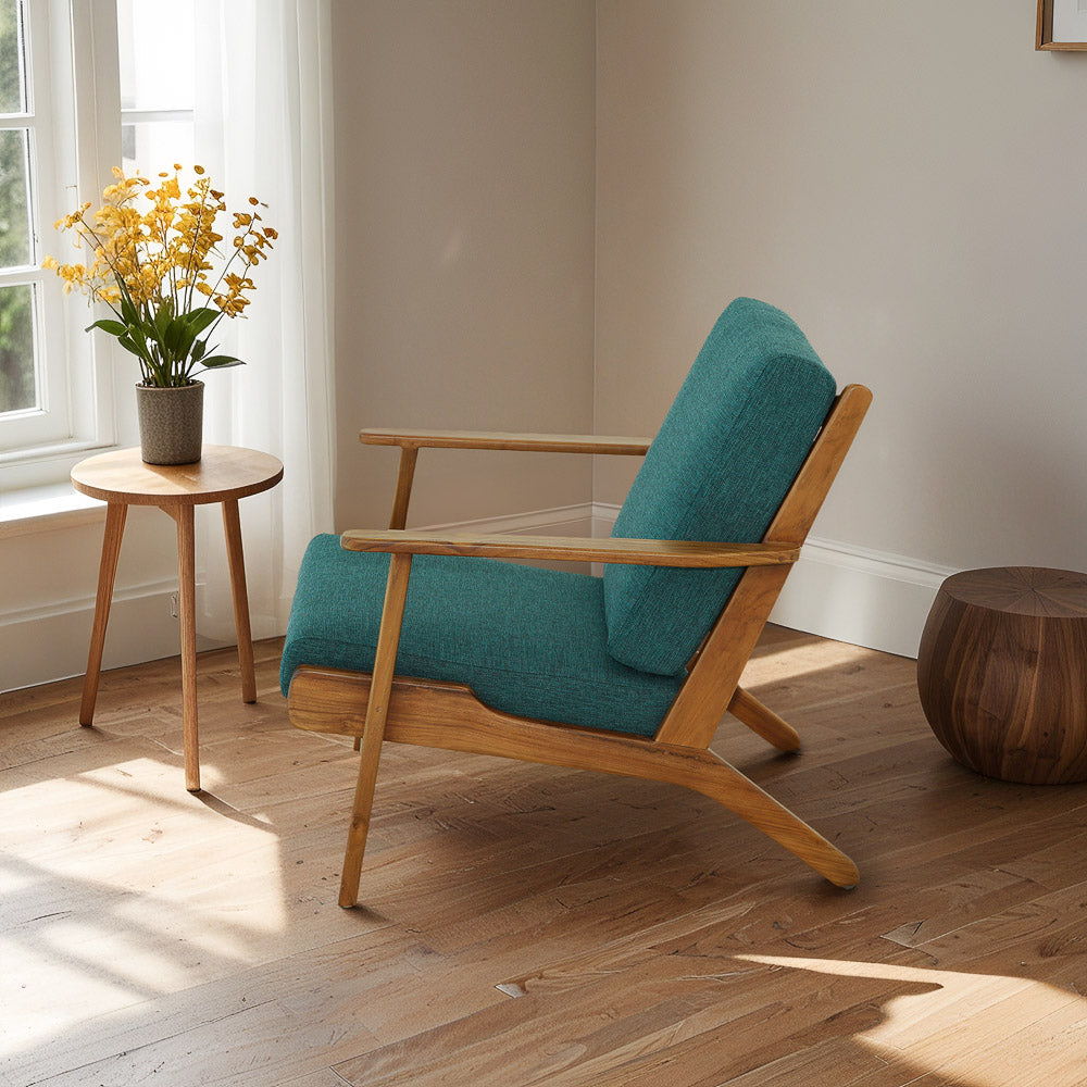 Connor - Modern Genuine Leather Lounge Chair