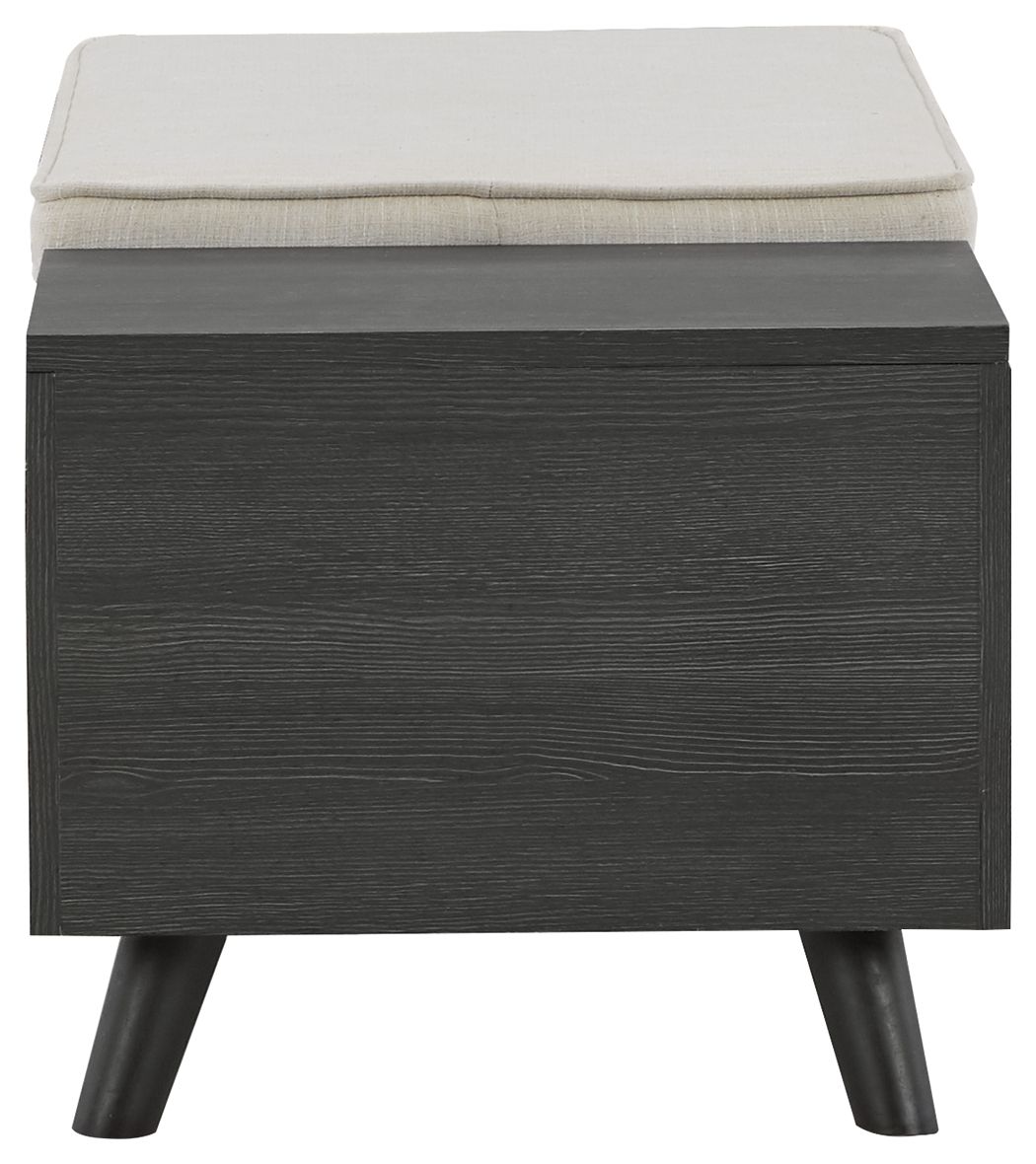 Yarlow - Dark Gray - Storage Bench by Signature Design by Ashley® | Bel Furniture