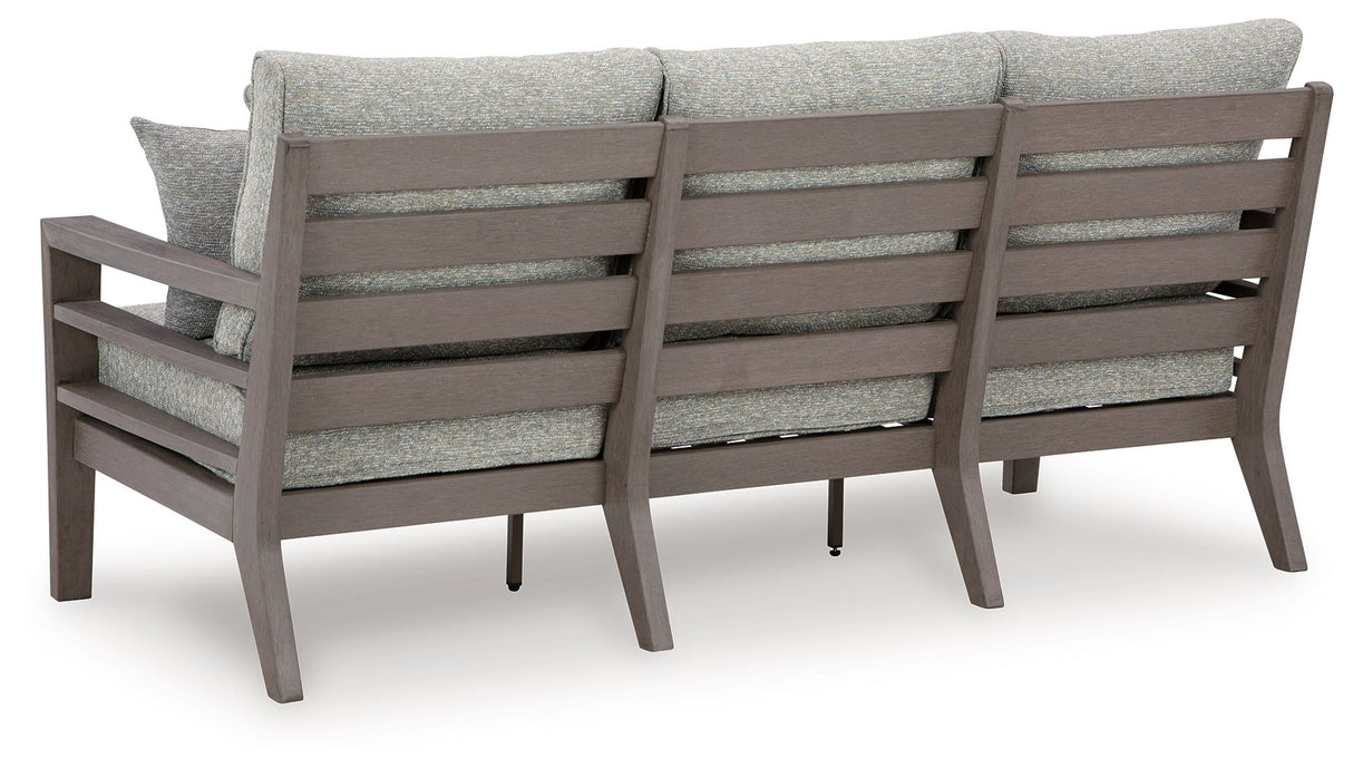 Hillside Barn - Gray / Brown - Sofa With Cushion by Signature Design by Ashley® | Bel Furniture