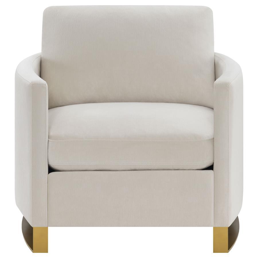 Corliss - Upholstered Arched Arm Accent Chair by CoasterElevations | Bel Furniture