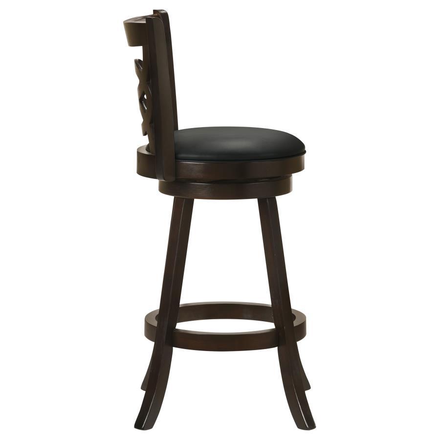 Calecita - Wood Swivel Counter Stool (Set of 2) by CoasterEssence | Bel Furniture