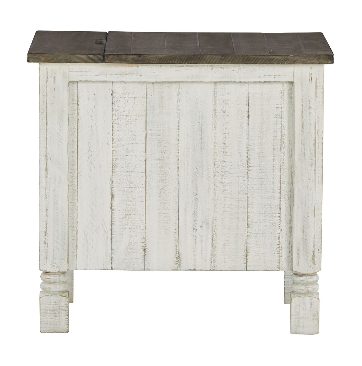 Havalance - White / Gray - Chair Side End Table by Signature Design by Ashley® | Bel Furniture