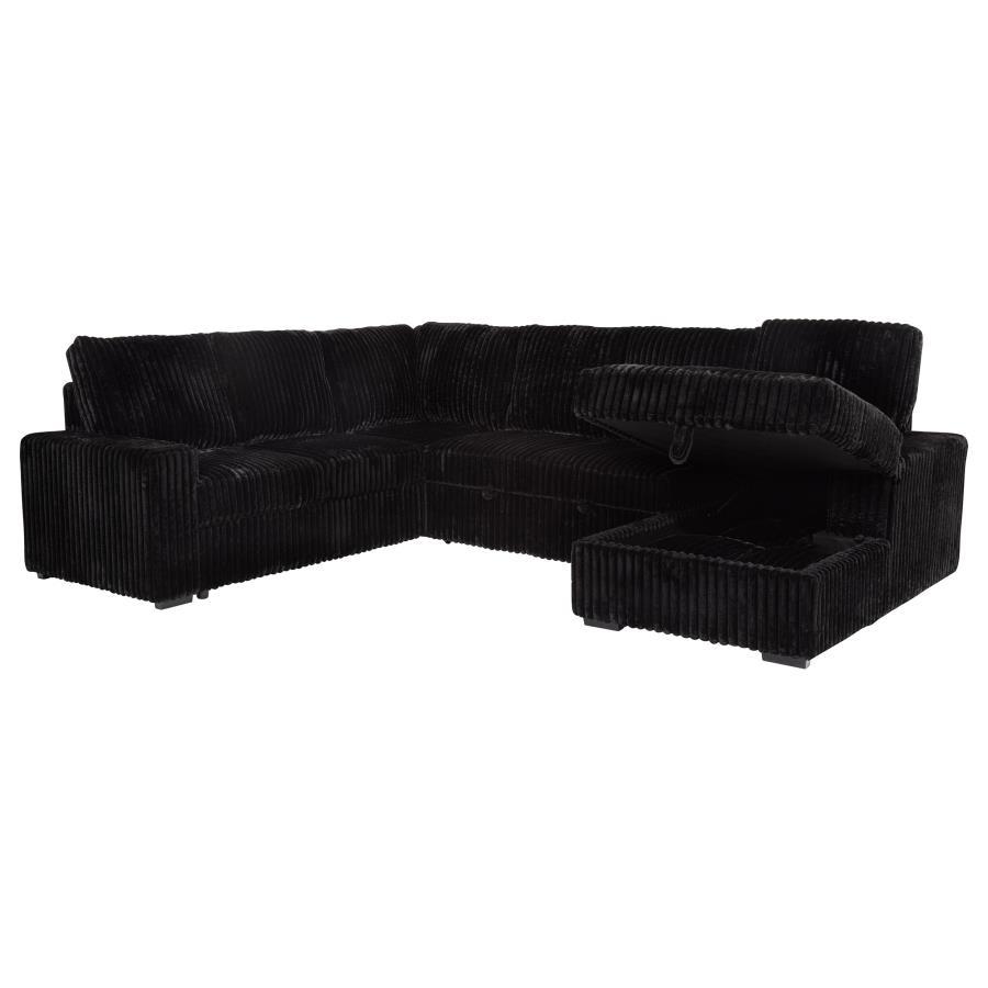 Devonshire - Sleeper Sectional Sofa Storage Chaise