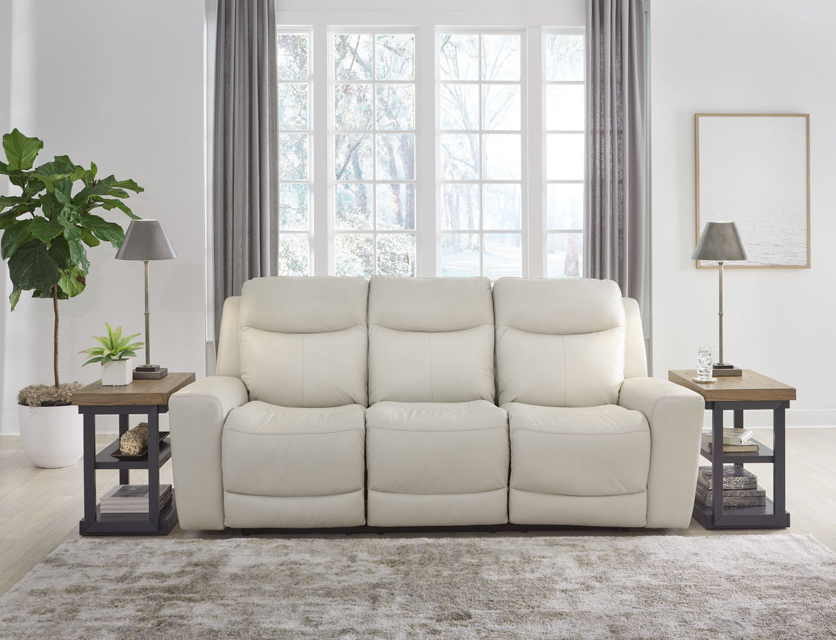 Mindanao - Coconut - 3 Pc. - Power Reclining Sofa, Power Reclining Loveseat With Console, Power Recliner by Signature Design by Ashley® | Bel Furniture