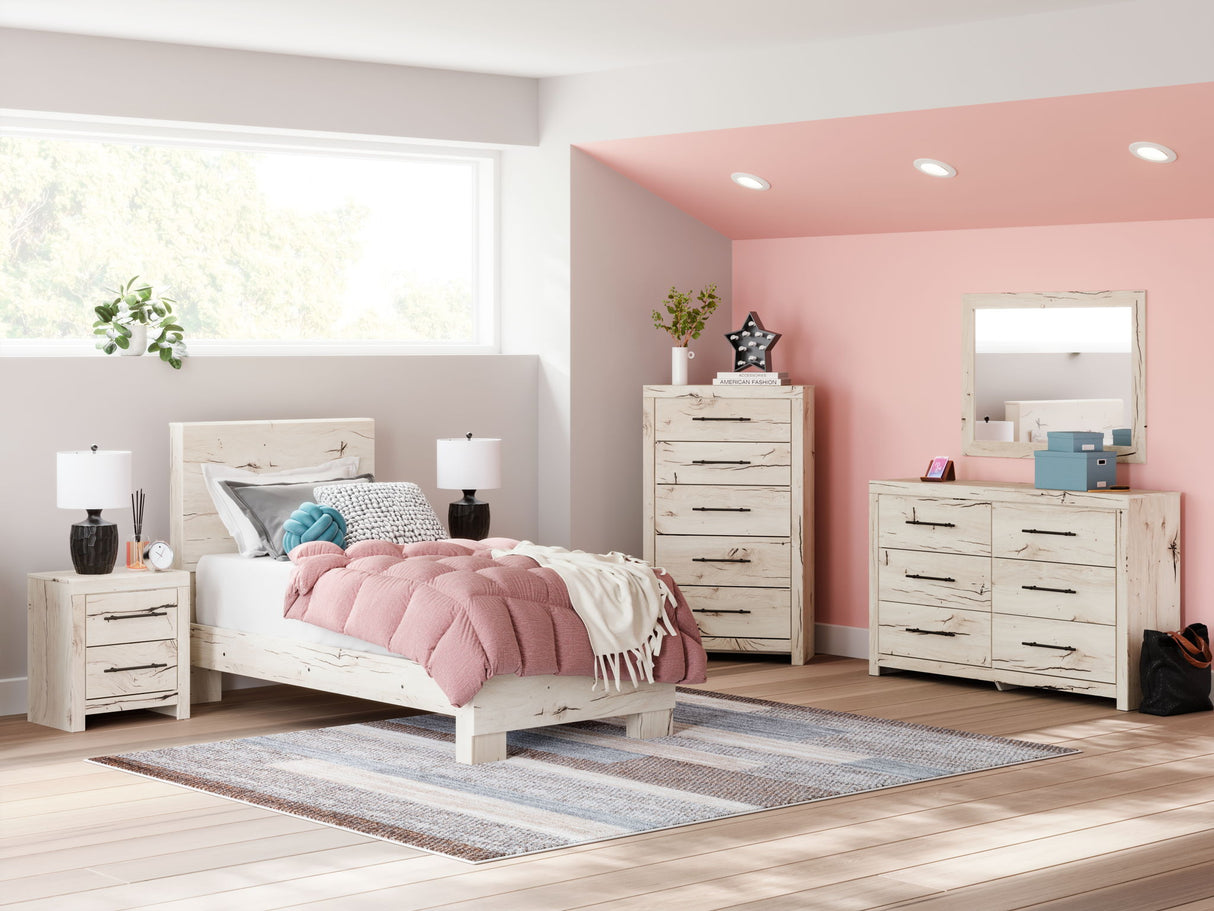 Lawroy - Two Drawer Night Stand - Light Natural - view 11