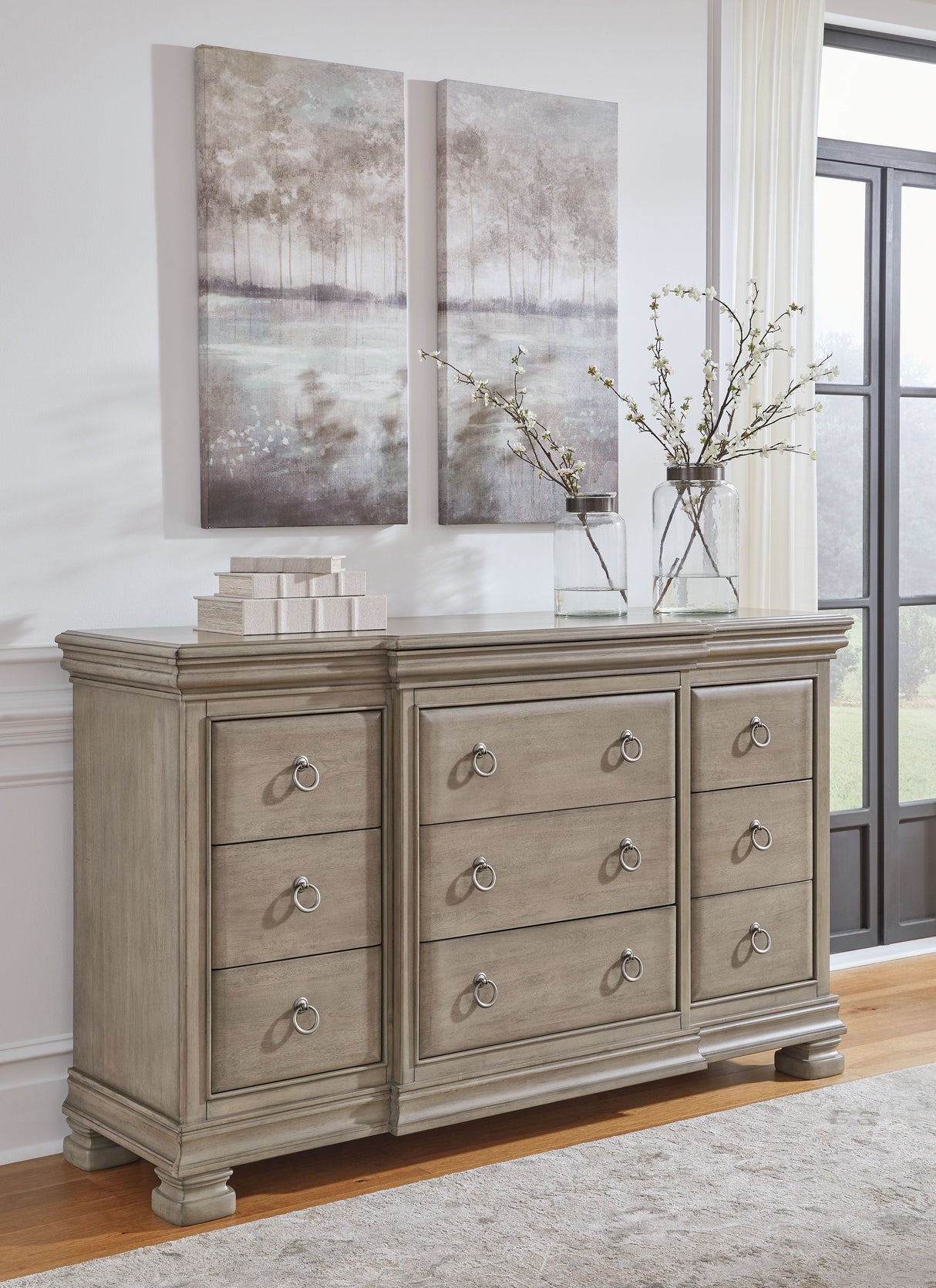 Lexorne - Gray - Dresser by Signature Design by Ashley® | Bel Furniture