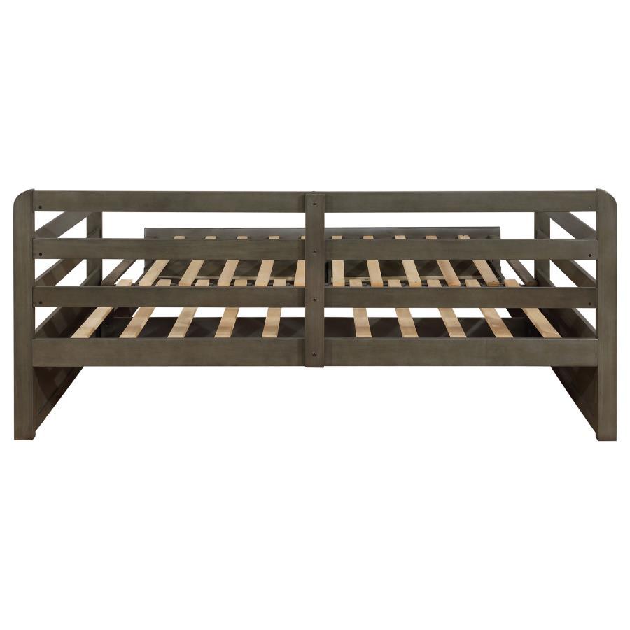 Sorrento - 2-Drawer Twin Long Daybed With Extension Trundle - Gray by CoasterEssence | Bel Furniture