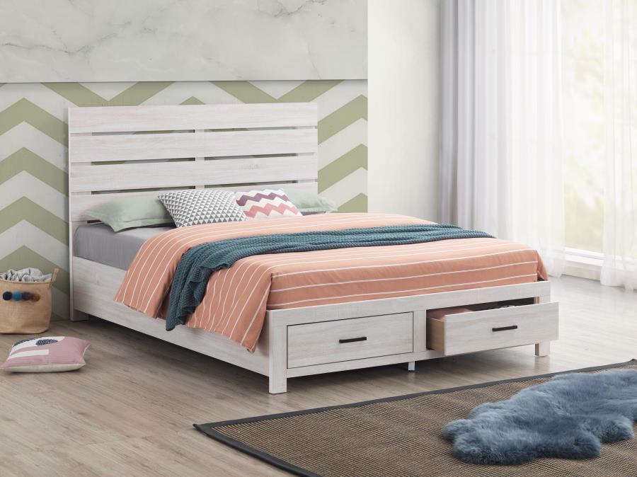 Brantford - Wood Storage Panel Bed by CoasterEveryday | Bel Furniture