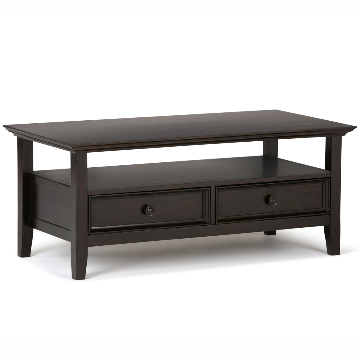 Amherst - Coffee Table - Hickory Brown by Simpli-Home | Bel Furniture