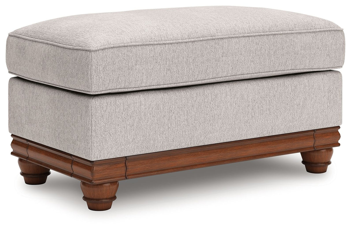 Clearbrooke - Sandstone - Ottoman by Signature Design by Ashley® | Bel Furniture
