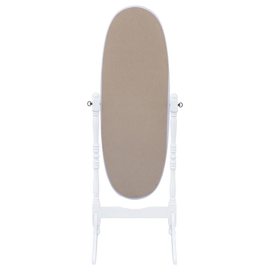 Foyet - Wood Adjustable Length Cheval Mirror by CoasterEveryday | Bel Furniture