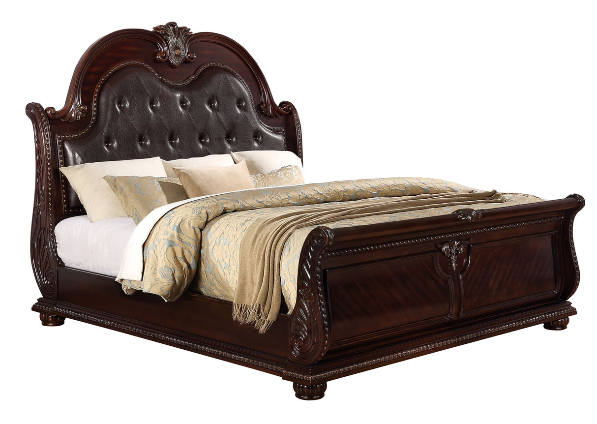 Stanley - Bedroom Set - Cherry by Crown Mark | Bel Furniture