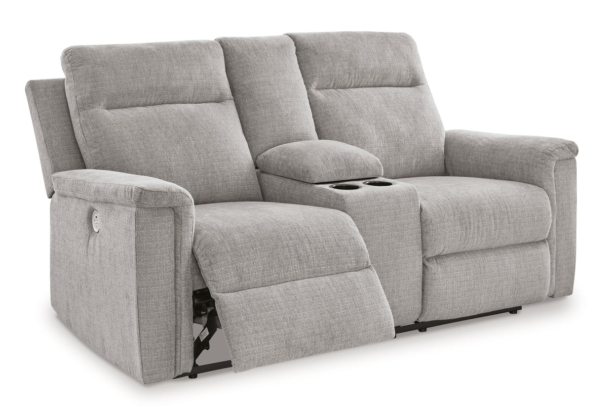 Barnsana - Dbl Power Reclining Loveseat With Console by Signature Design by Ashley® | Bel Furniture