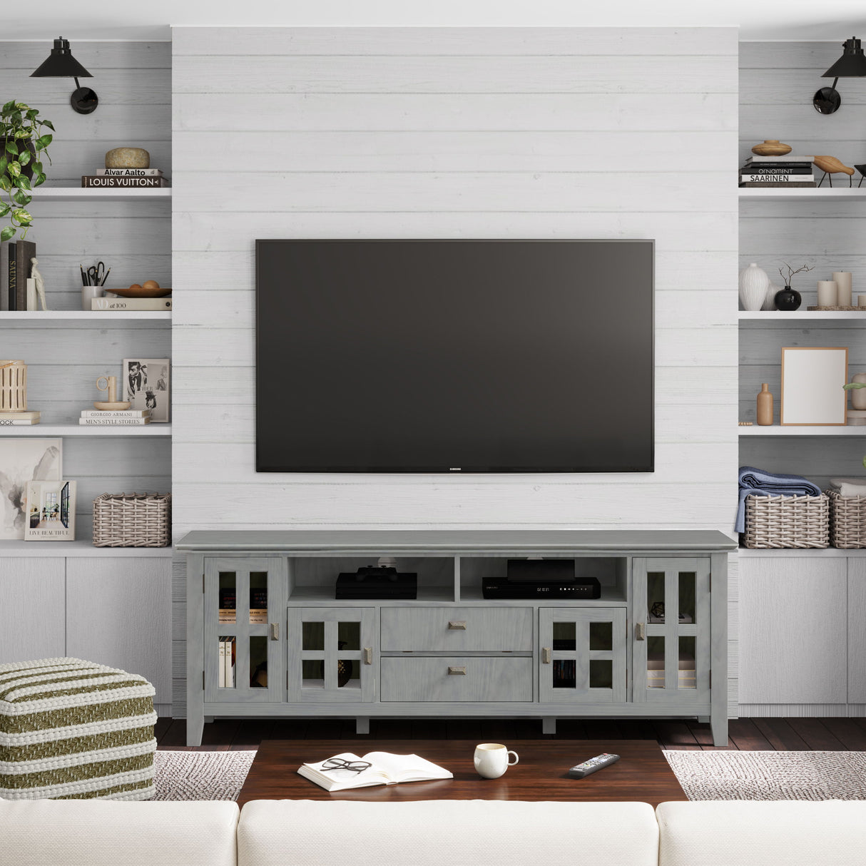 Artisan - TV Media Stand by Simpli-Home | Bel Furniture