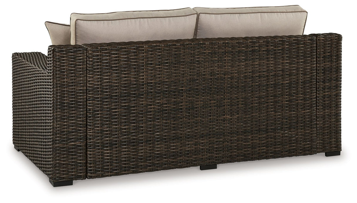 Coastline Bay - Brown - Loveseat W/Cushion by Signature Design by Ashley® | Bel Furniture