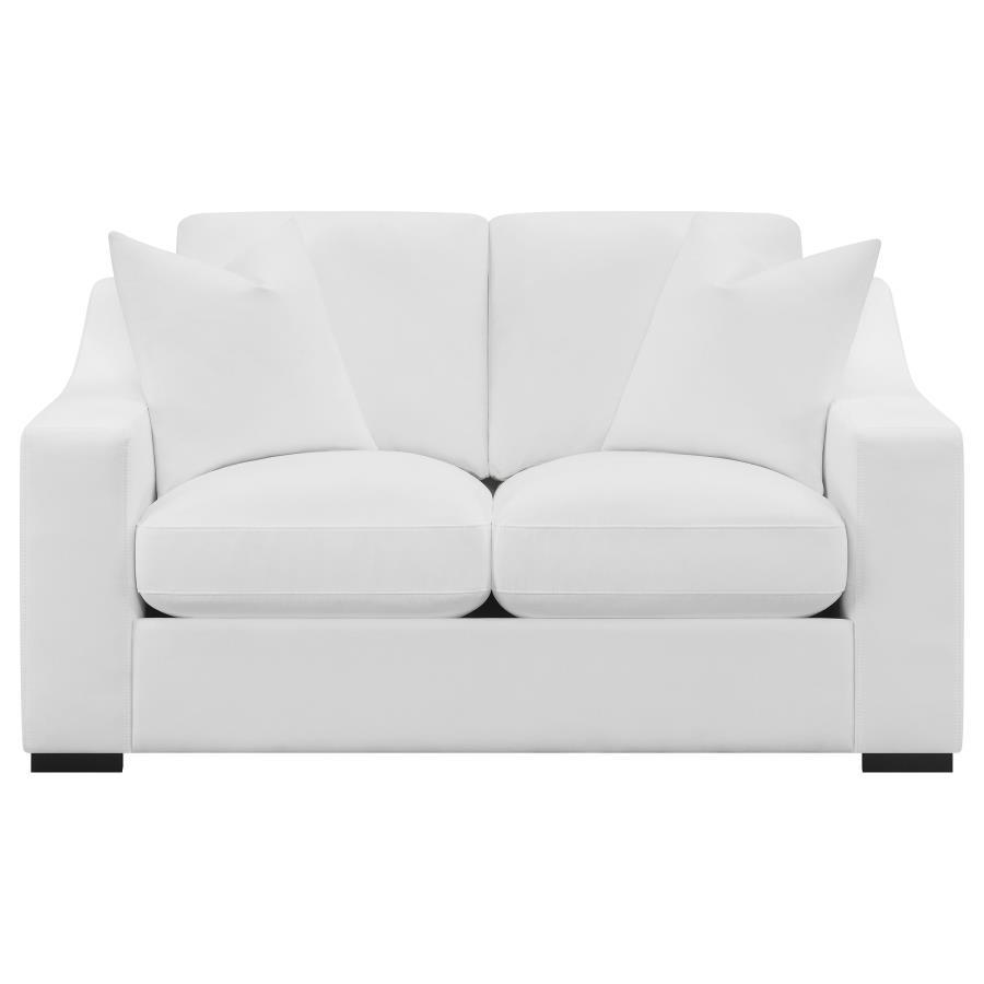 Ashlyn - Upholstered Sloped Arm Sofa Set by CoasterElevations | Bel Furniture