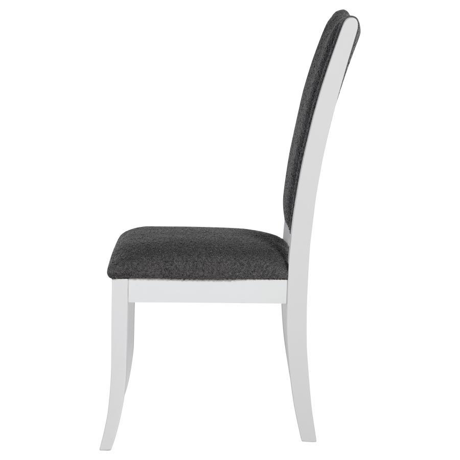 Judd - Upholstered Dining Side Chair (Set of 2) - Pearl White by Coaster Fine Furniture | Bel Furniture