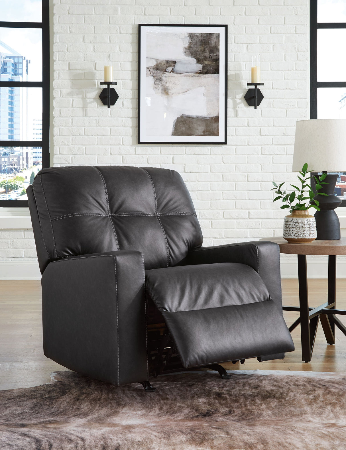 Barlin Mills - Rocker Recliner by Benchcraft® | Bel Furniture