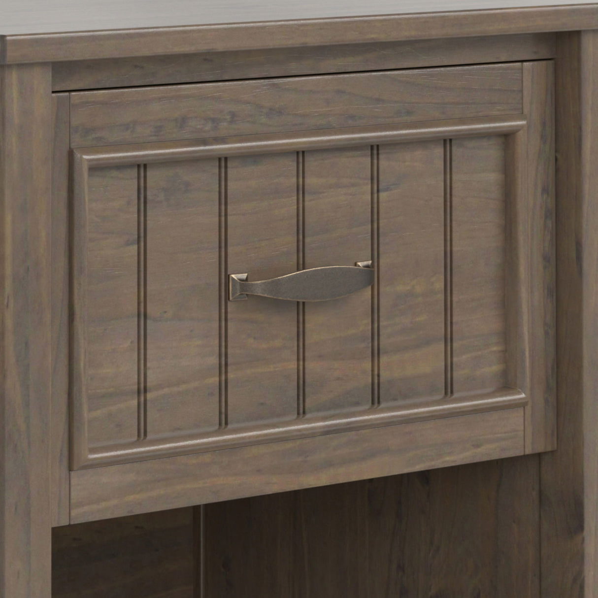 Lev - Bedside Table - Smoky Brown by Simpli-Home | Bel Furniture