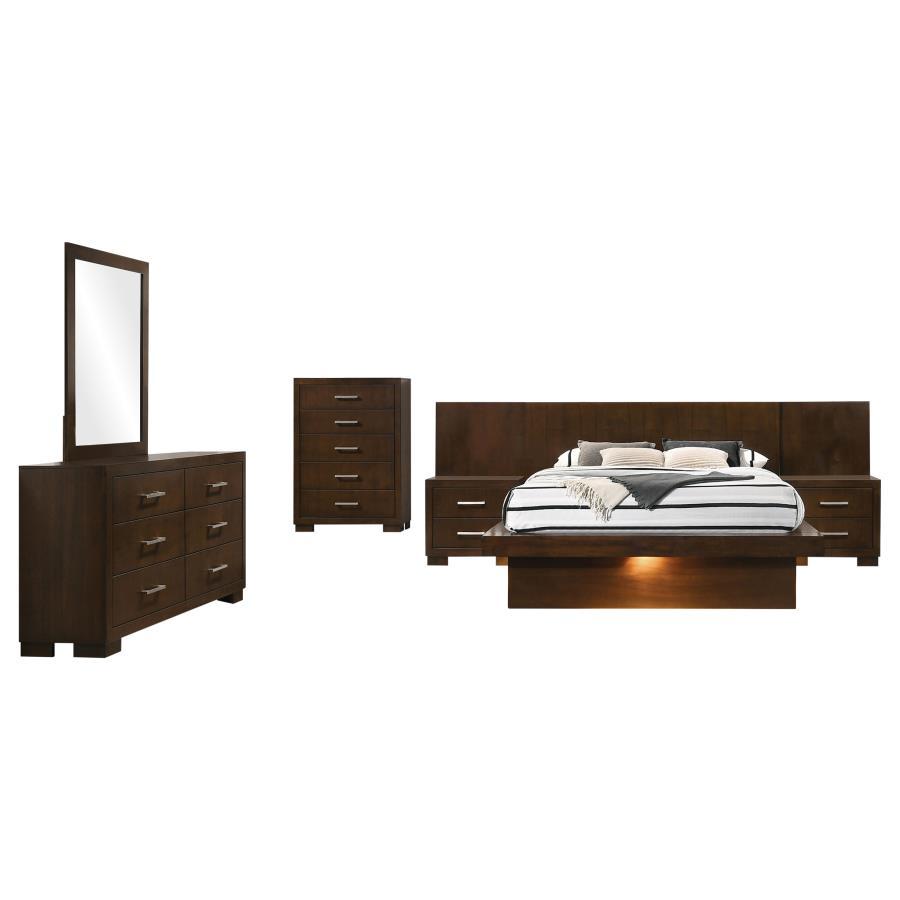 Jessica - Bedroom Set With LED by CoasterEssence | Bel Furniture