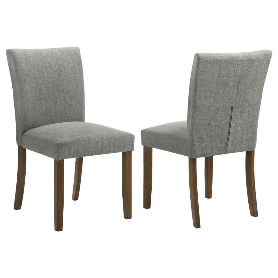 Cantley - Upholstered Dining Side Chair (Set of 2) Gray by Coaster Fine Furniture | Bel Furniture