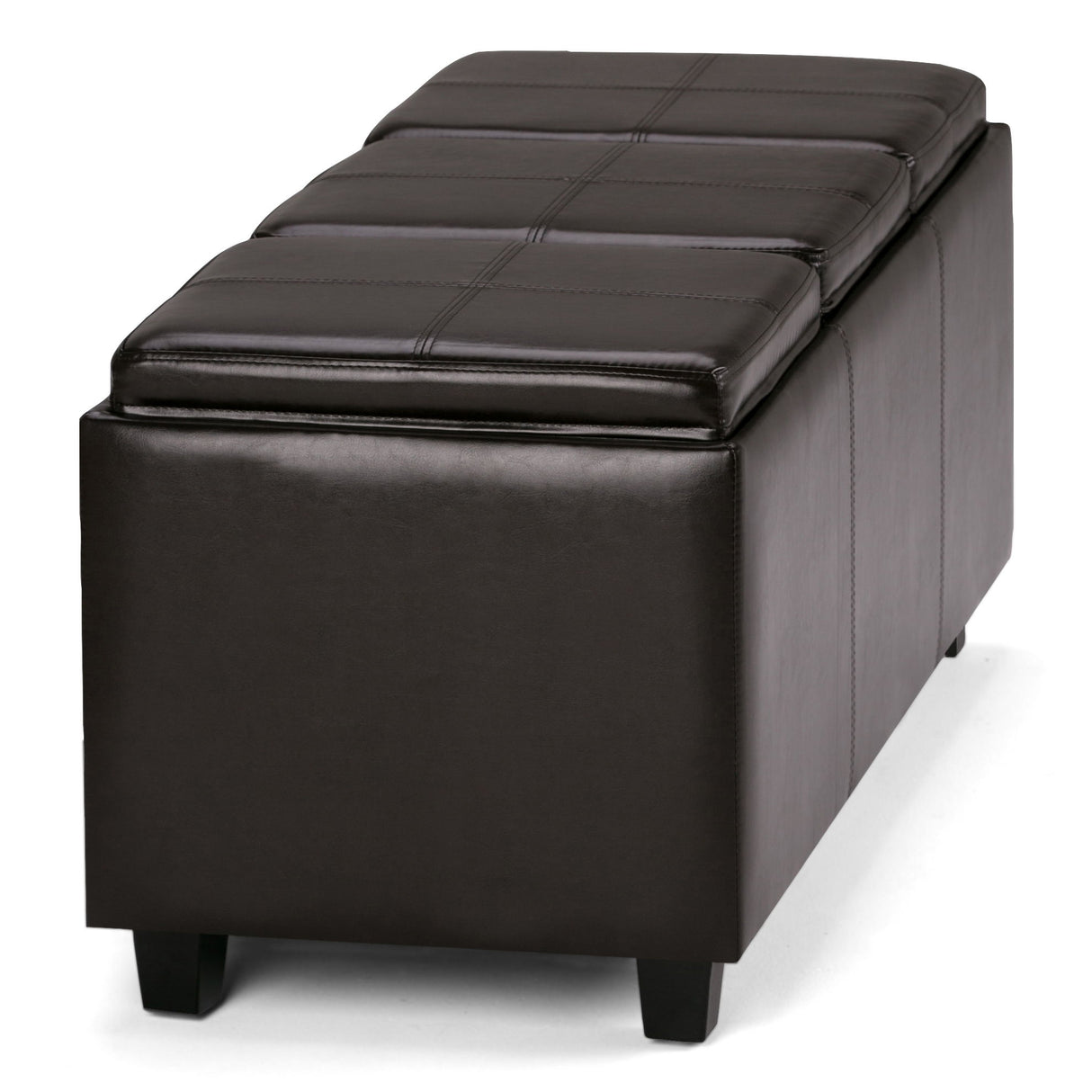 Avalon - Multi Functional Storage Ottoman by Simpli-Home | Bel Furniture