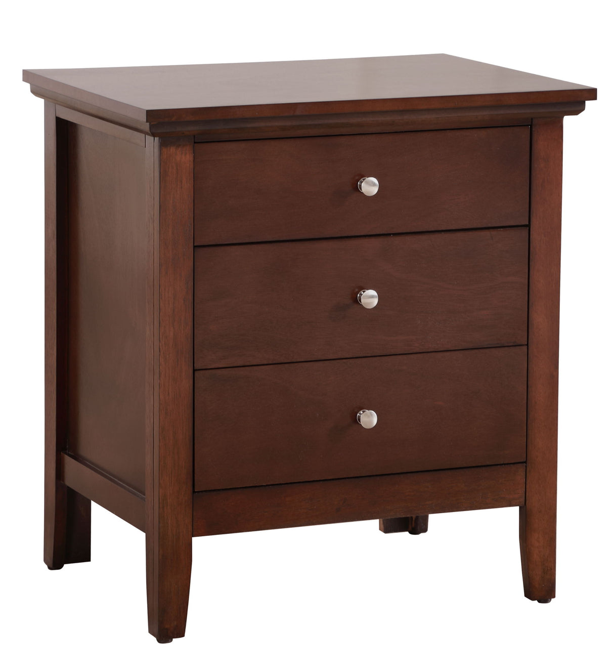Hammond - 3 Drawer Nightstand - Cappuccino