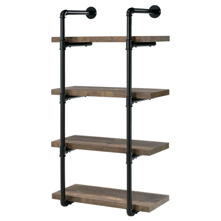 Elmcrest - 4-Shelf Wall Bookshelf by CoasterEveryday | Bel Furniture