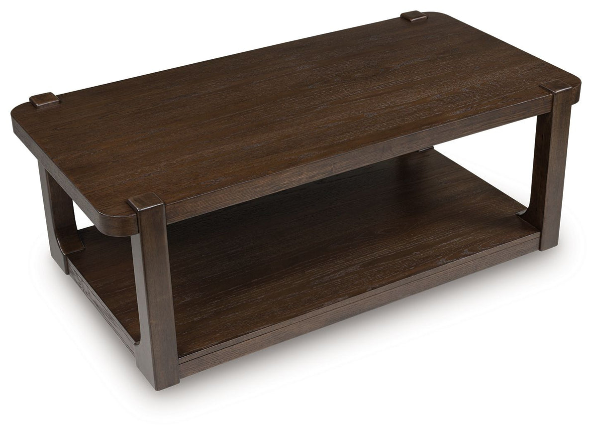 Breckington - Rectangle Cocktail Table - Dark Brown
