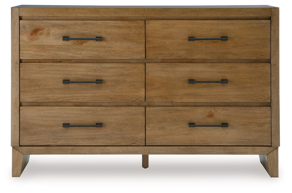 Sherbana - Light Brown - Dresser by Signature Design by Ashley® | Bel Furniture