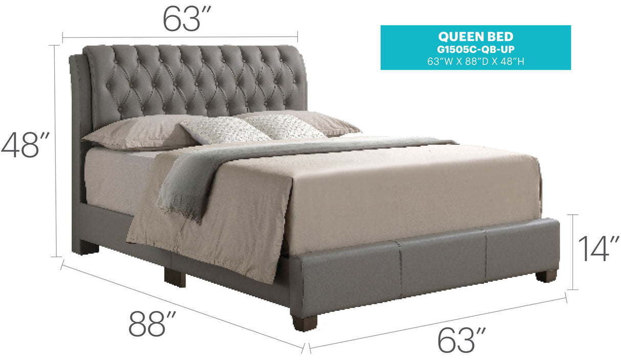 Tufted Upholstered Bed