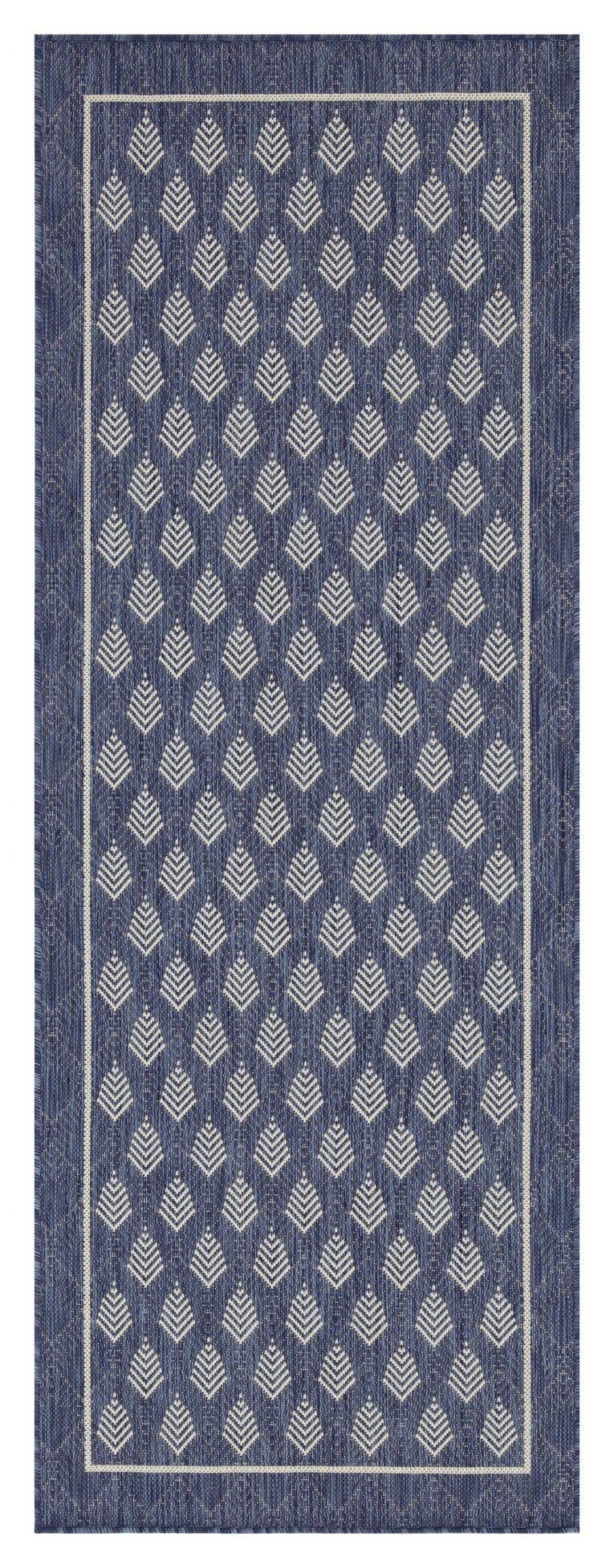 Sunshine - 2'7" X 7'3" Indoor / Outdoor Area Rug Polypropylene Blue by Icona Home Decor | Bel Furniture