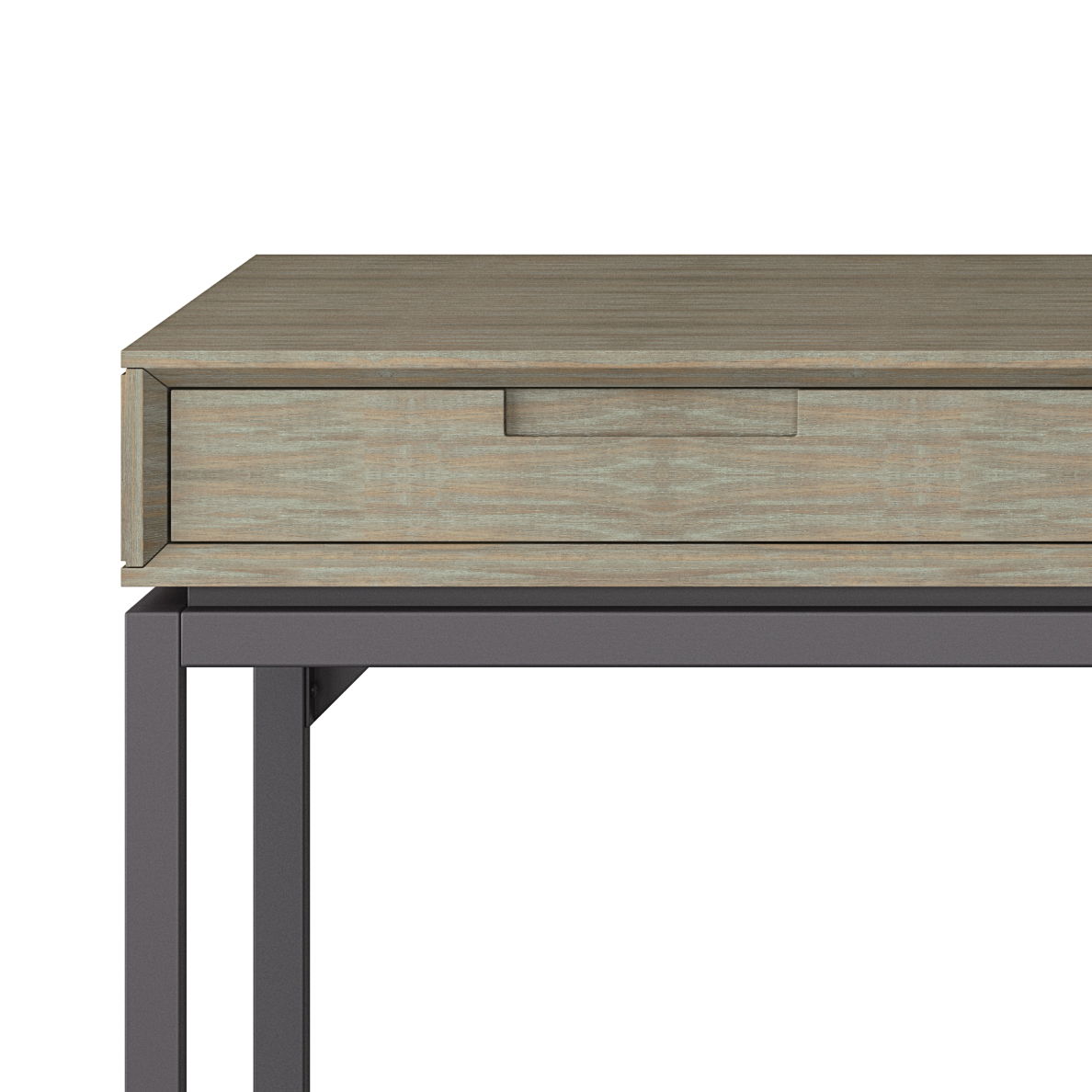Banting - Mid Century Wide Desk, Handcrafted by Simpli-Home | Bel Furniture
