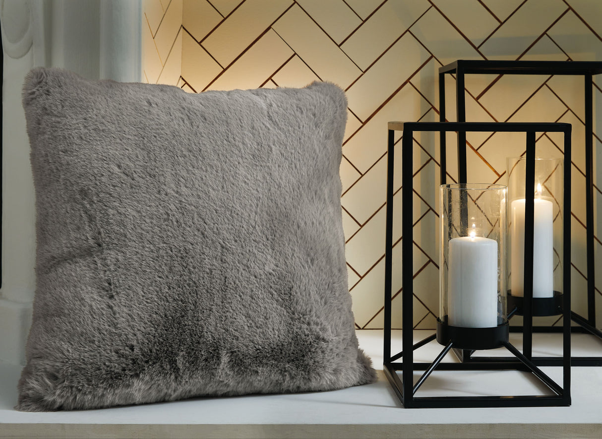 Gariland - Faux Fur Pillow by Signature Design by Ashley® | Bel Furniture