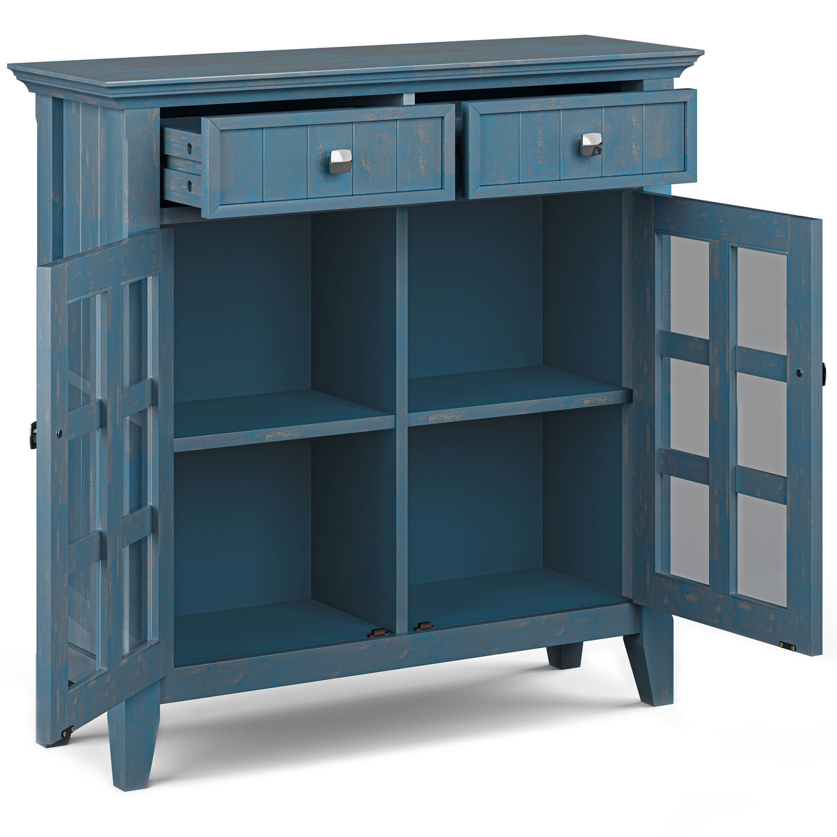 Acadian - Handcrafted Entryway Storage Cabinet by Simpli-Home | Bel Furniture