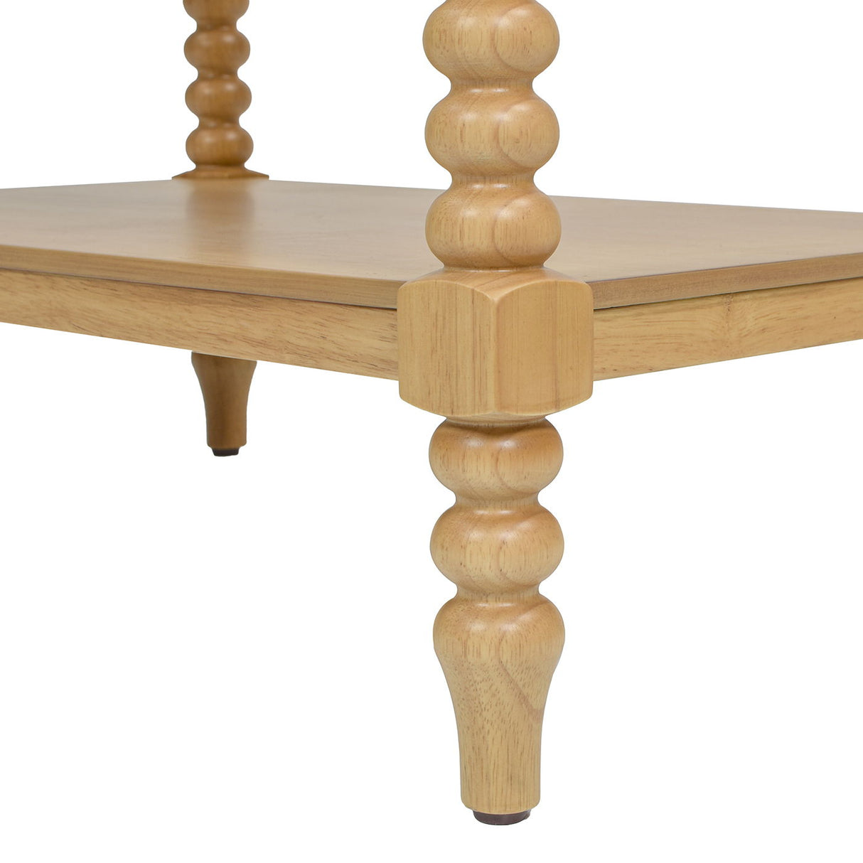 Easton - Modern Farmhouse Turned 1 Drawer Storage Side Table With Shelf - Natural Brown by Jennifer Taylor Home | Bel Furniture