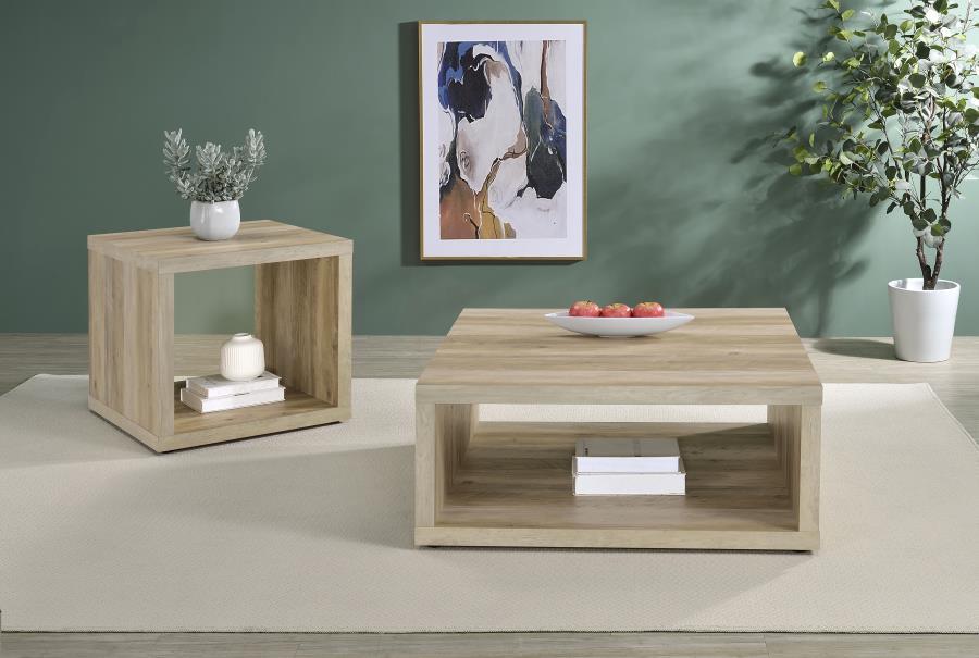 Frisco - Square Engineered Wood Side End Table by CoasterEveryday | Bel Furniture