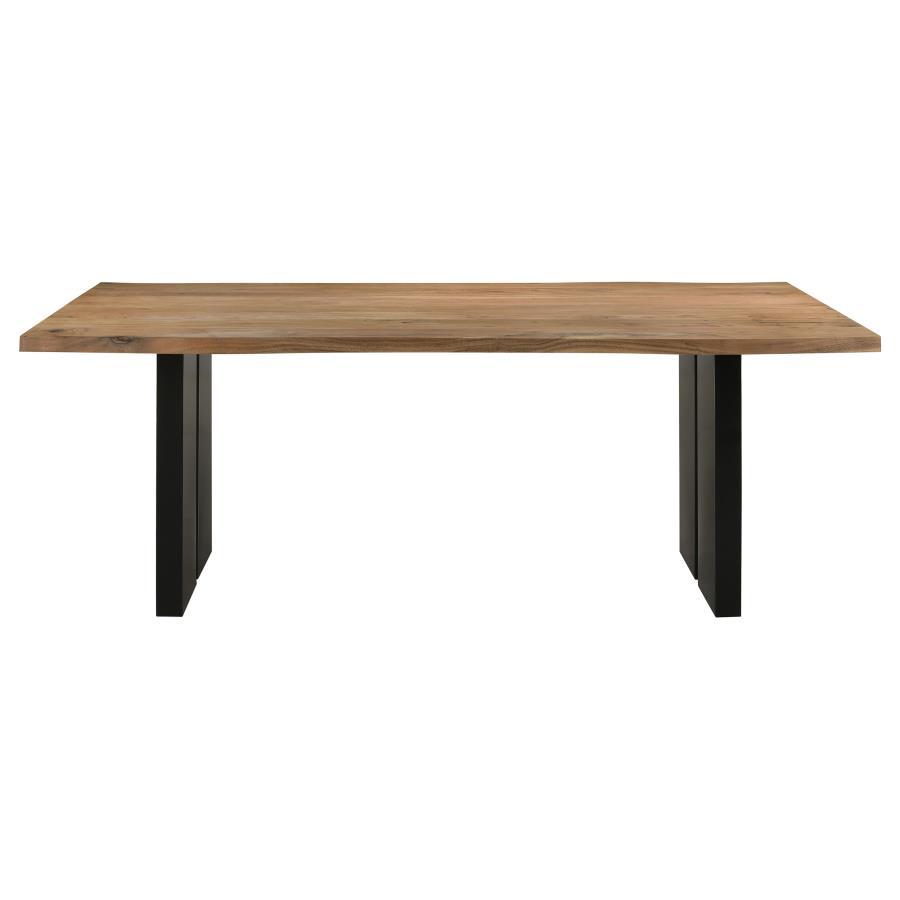 Bradshaw - Live Edge Wood Dining Table - Natural Acacia by CoasterElevations | Bel Furniture