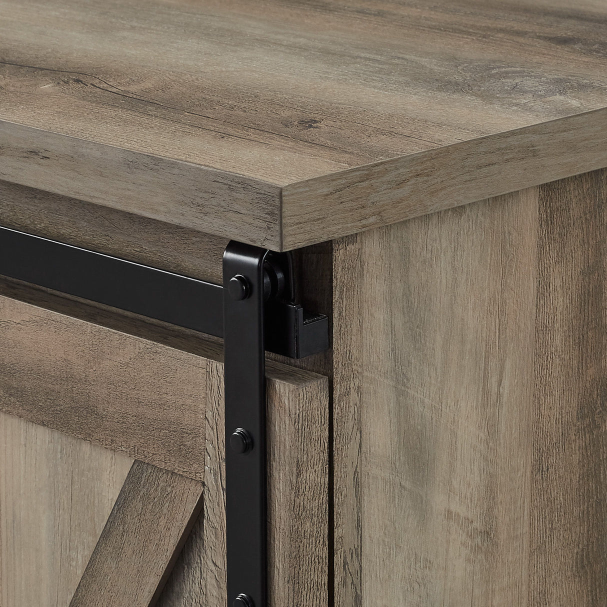 Farmhouse Sliding X Barn Door TV Stand by Walker Edison | Bel Furniture