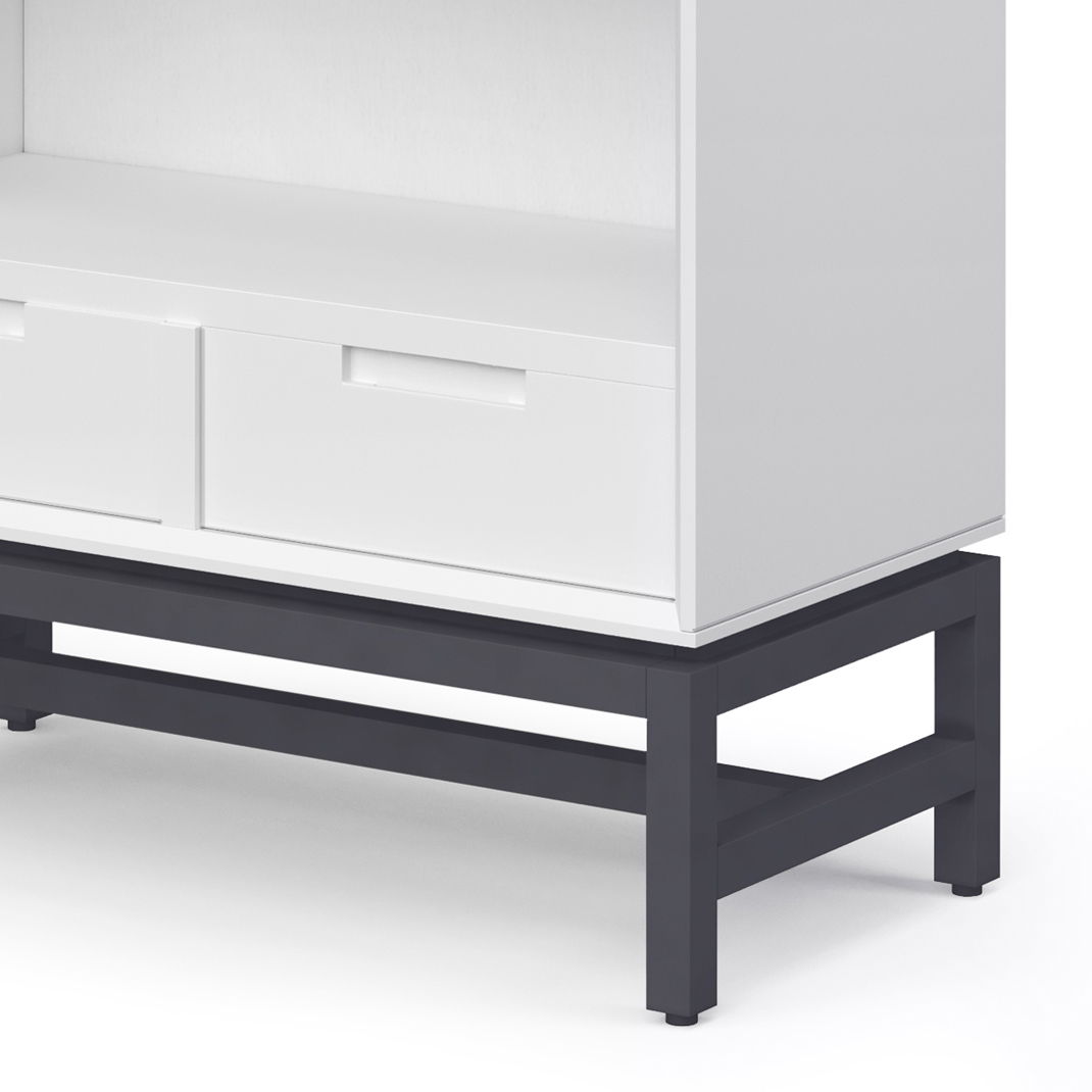 Banting - Mid Century Handcrafted Bookcase by Simpli-Home | Bel Furniture