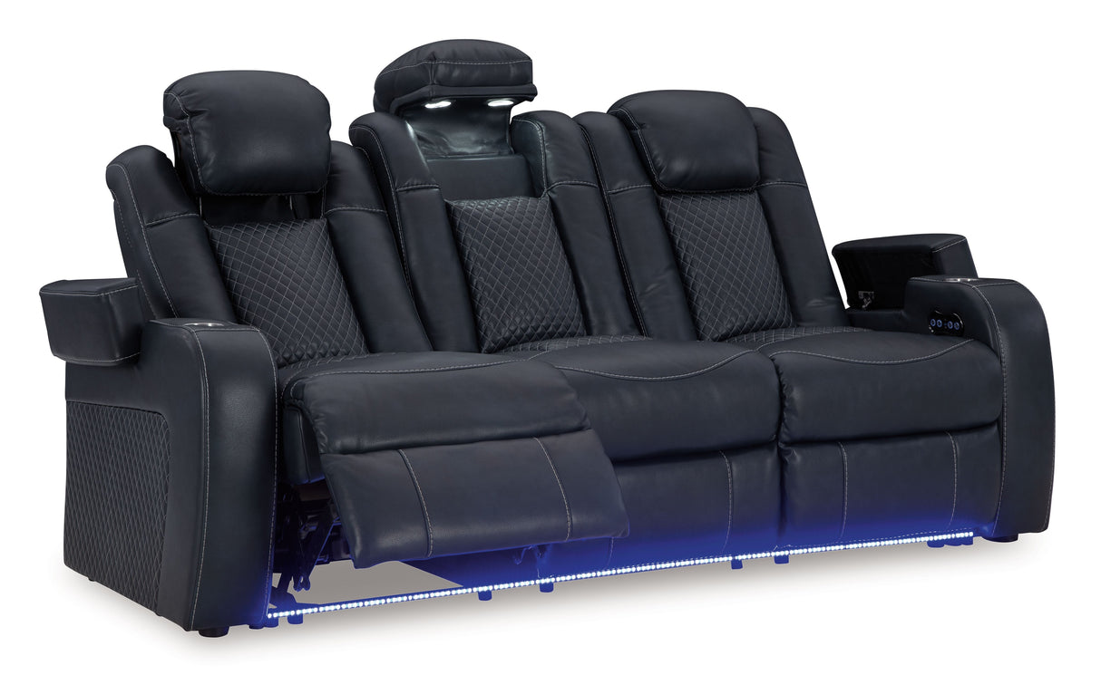 Fyne-dyme - Power Reclining Sofa With Adj Headrest by Signature Design by Ashley® | Bel Furniture